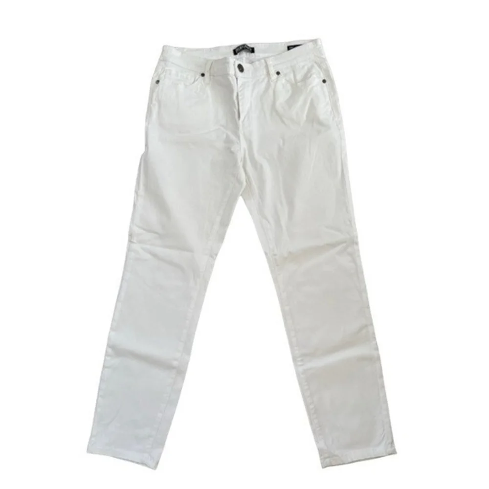 Buffalo David Bitton Women's White Denim Skinny Jeans 8/29 Ankle 26" Inseam EXC - Picture 2 of 5